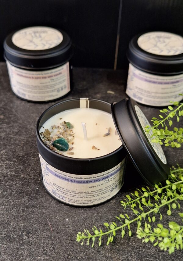 Soy Wax Candles - Handmade with Essential Oils and Botanicals